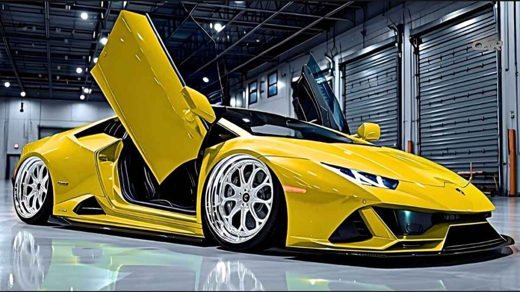 Lamborghini Huracan modificado Liberty Walk y llantas LD97